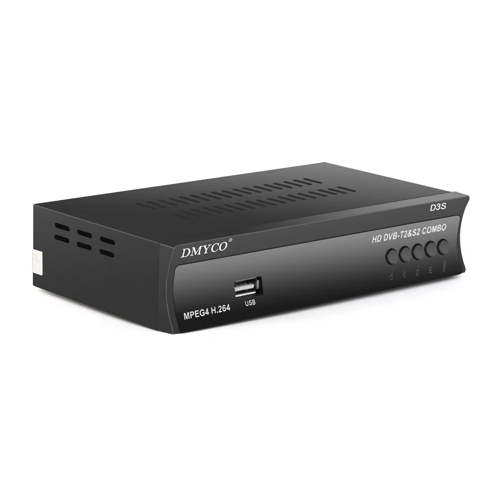 Спутниковый приемник DVB T2 S2 Цифровое ТВ высокой четкости тюнер полный 1080 р Икс