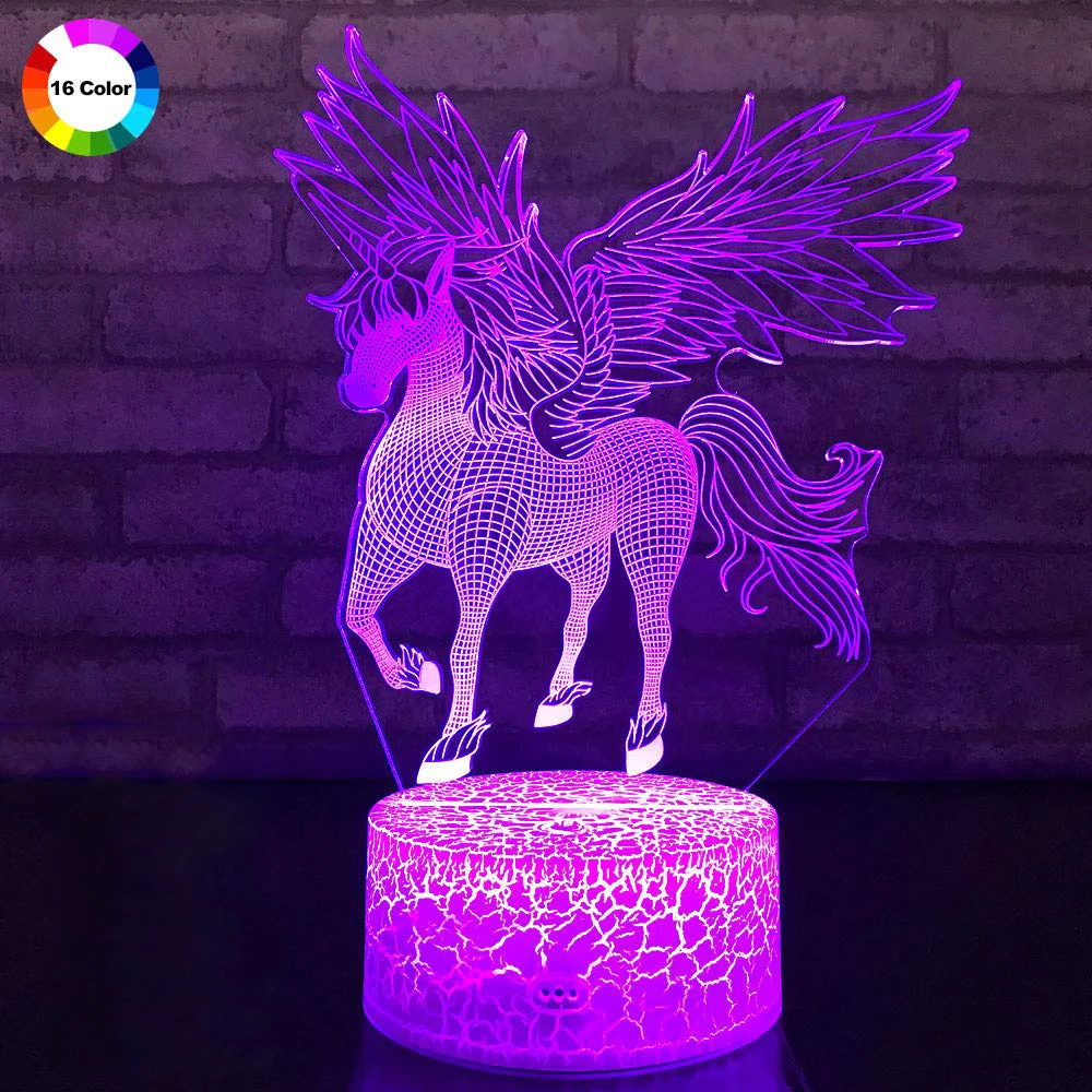 7/16 цветов Светодиодная настольная лампа детский подарок украшение дома LED ночник