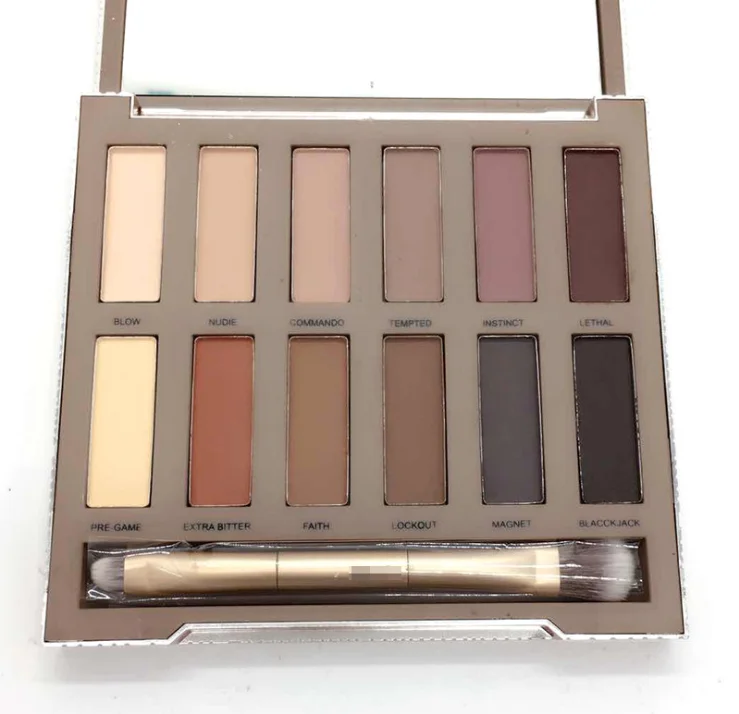 Бесплатная доставка Make up ULTIMATE BASICS matte Farben все матовые 12 цветов Палитра теней для