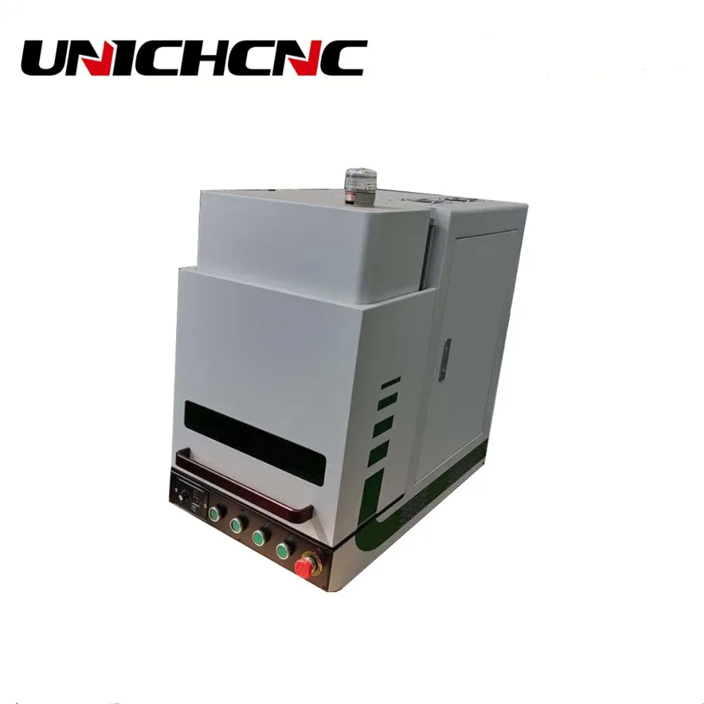 UNICHCNC полное покрытие 1064nm лазерная маркировочная машина/Raycus волоконно