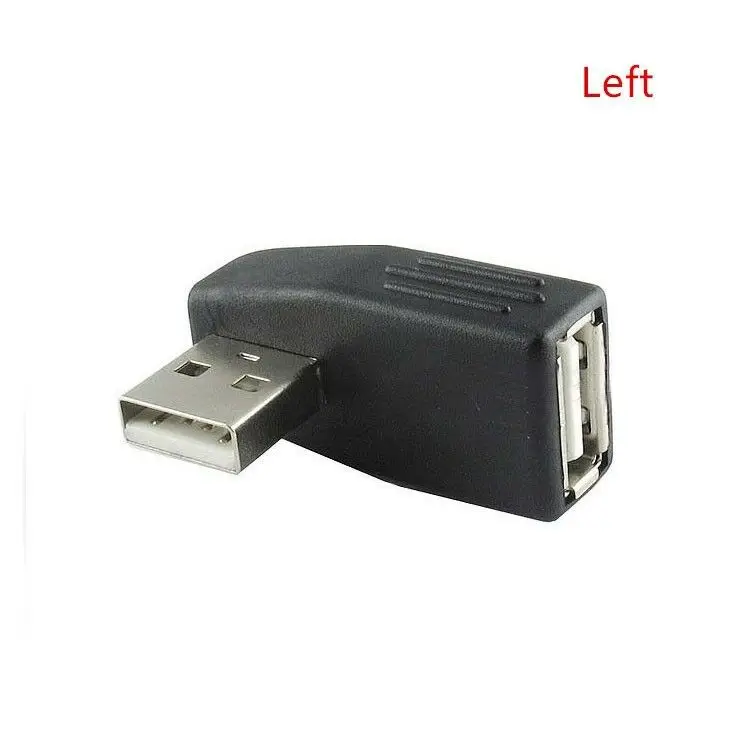 90 градусов USB 2 0 мужчина к женской левой правой вверх вниз угловой удлинитель
