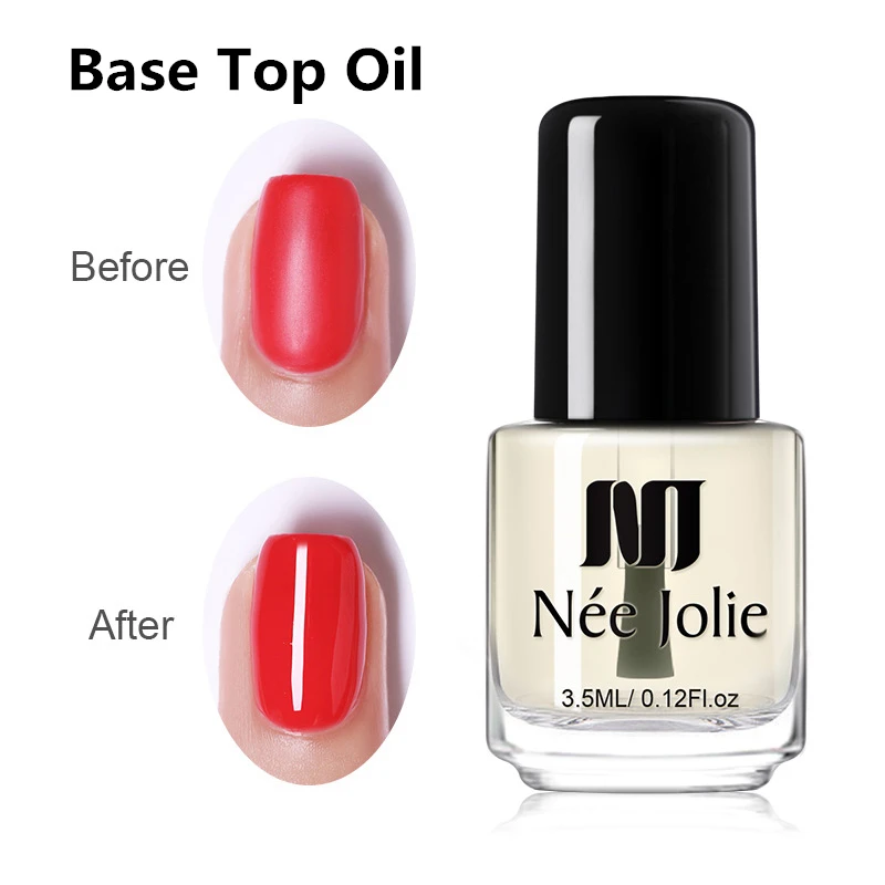 Base Top Oil NEE JOLIE, 12 цветов, кошачьи глаза, лак для ногтей, 3D магический лак, Полупостоянный лак для ногтей, маникюрный лак для ногтей, магнит - Цвет: Base Top Oil