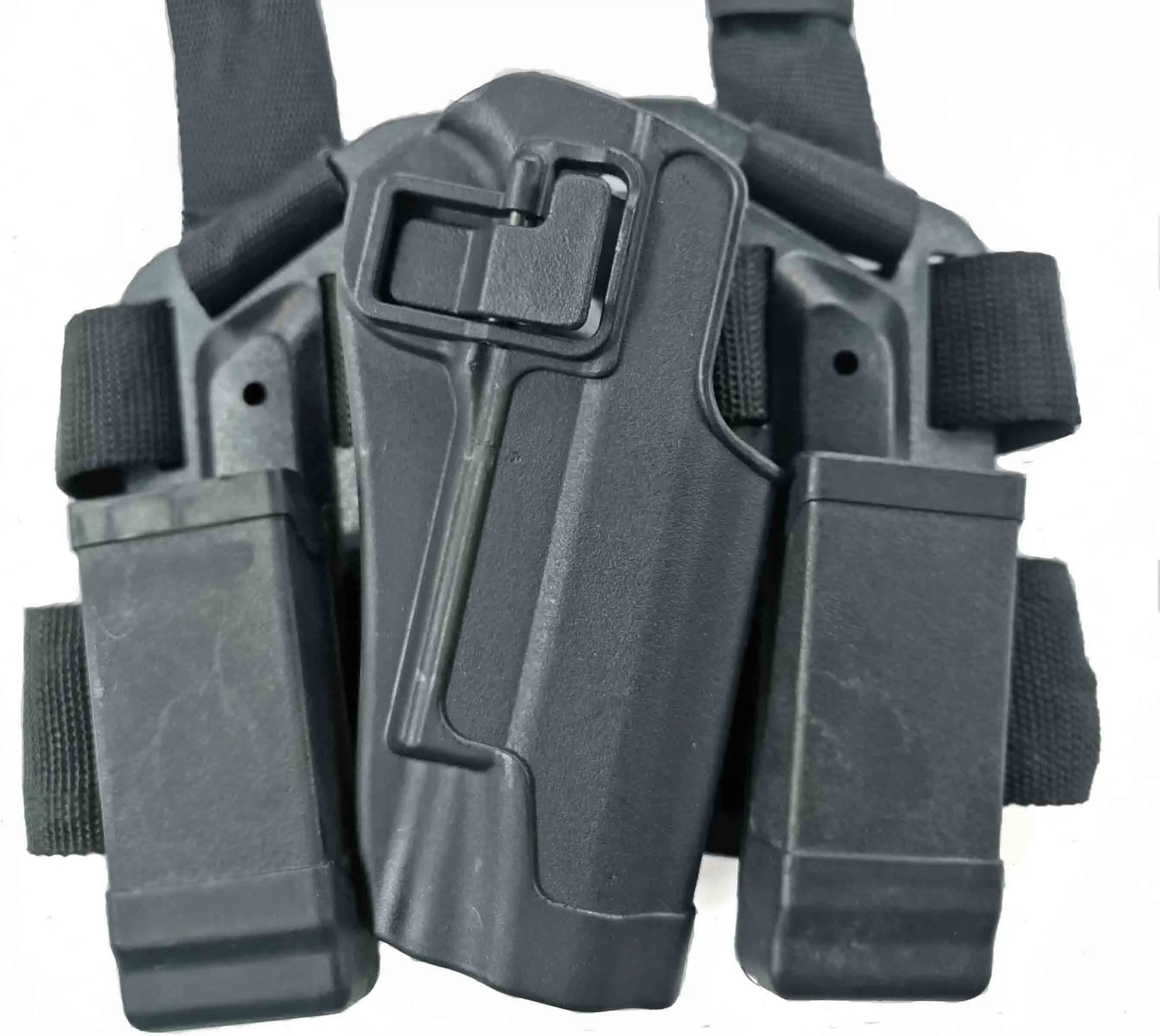 BK Tactical Army CQC Colt 1911 Holster Hunting Shooting Airsoft 1911 Military Belt Gun Pistol Leg Holster Paddle gun Accessories - Цвет: BK
