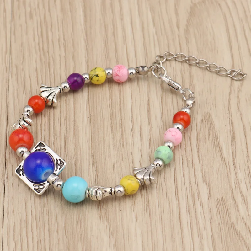 Tenande натуральный богемский камень Beads Ball браслеты горячие продажи красочные