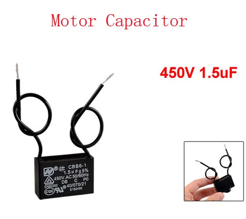 450V 1 5 uF полипропиленовая пленка старт потолочный вентилятор моторный