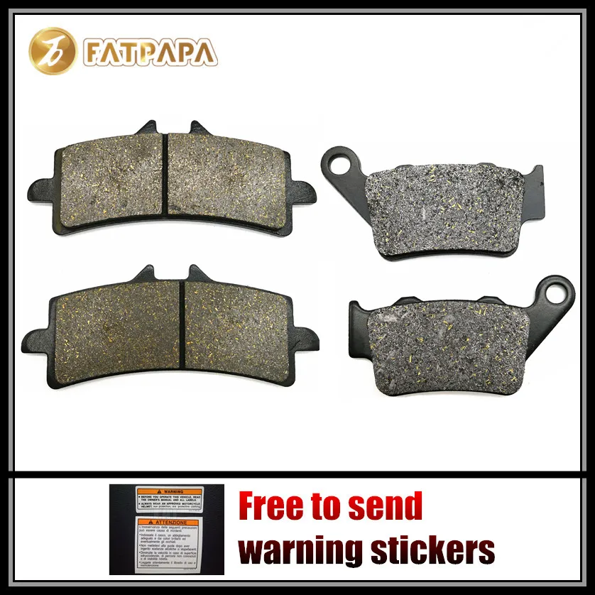 Аксессуары для мотоциклов F + R тормозные колодки подходят KTM 690 Duke Duke690 2013-2014 |
