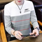 Новинка 2022, футболка с длинным рукавом для подростков на осень, Мужская одежда, 23 Цвета, M-3XL XXXL