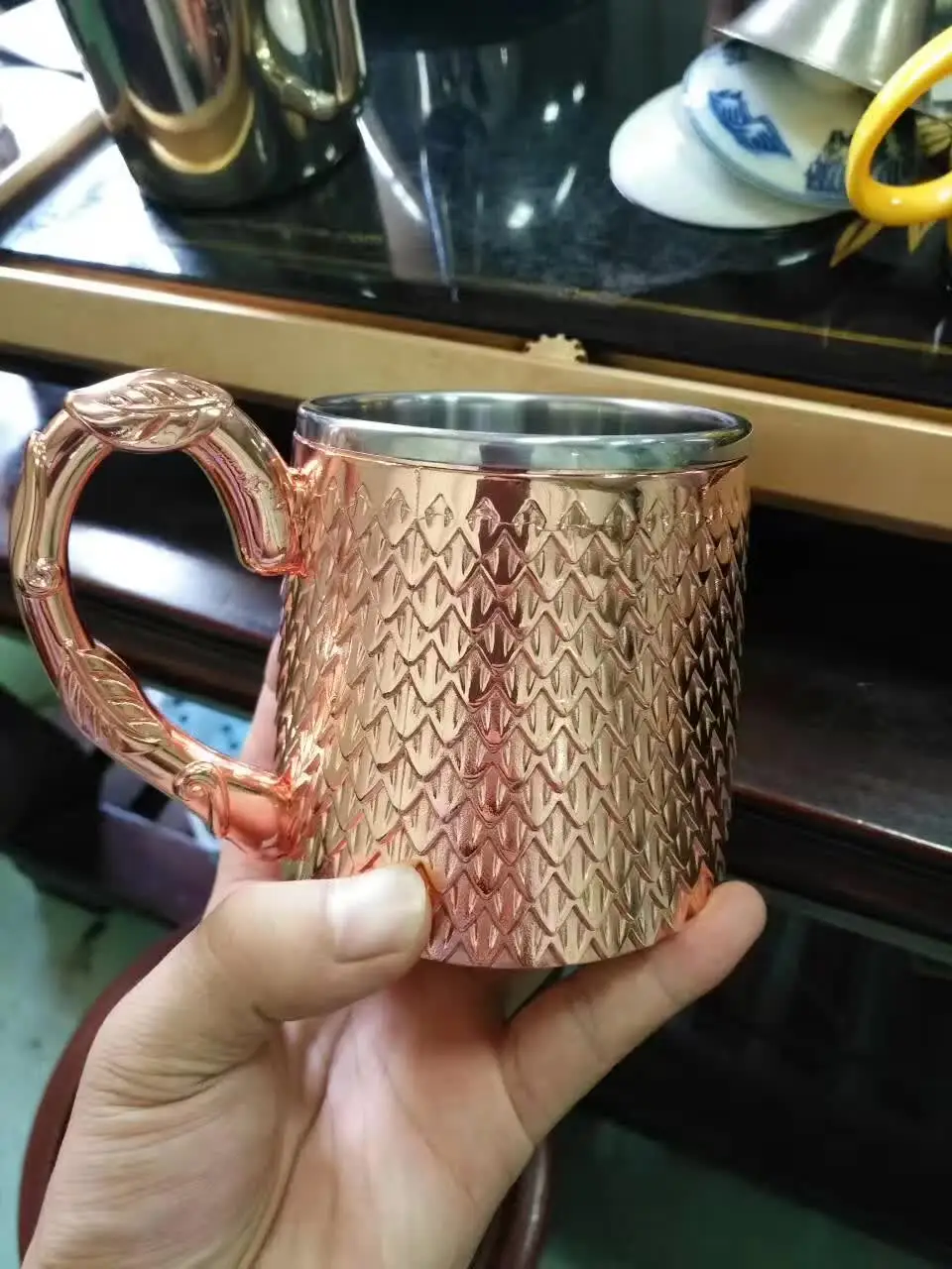 Новый стиль медные кружки из нержавеющей стали и кружки|stainless steel mug|cups and mugssteel mug |