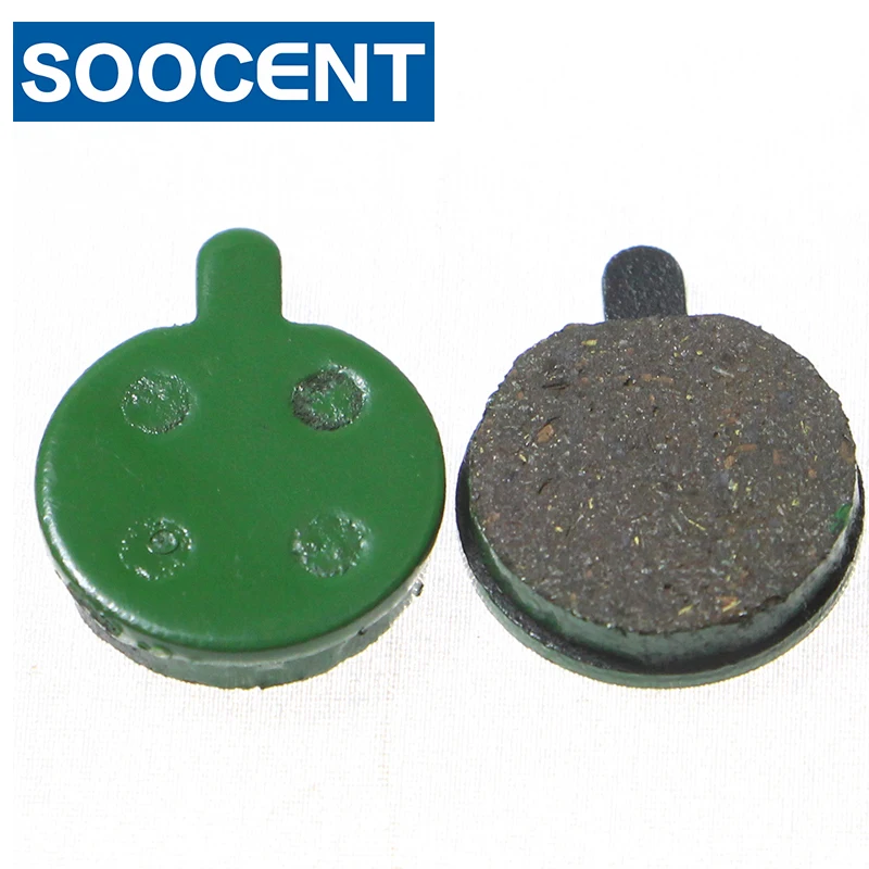 5 pairs(10 PCS) Green Memi-Metallic Resin Bicycle disc brake pads for APSE/Zoom/Artek for apollo/shockwave and X-Rated