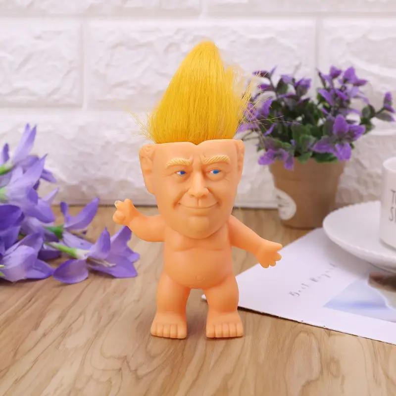 Креативная силиконовая кукла тролль экшн фигурки забавная модель игрушка