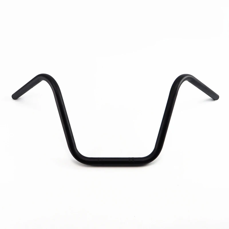 22 мм сталь мотоцикл High Rider руль бары Кафе Racer Cruisers хром черный подходит для