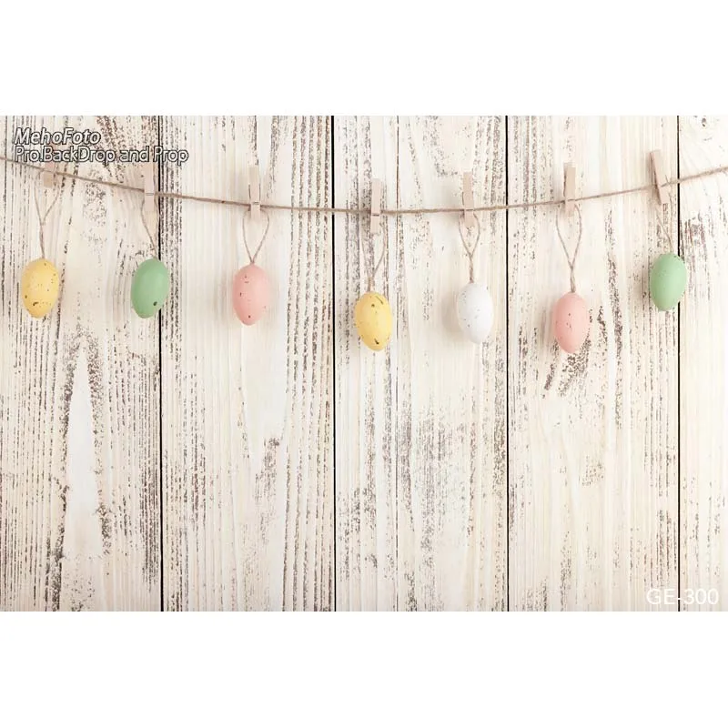 

Happy Easter Egg Wood Photo Background Photography Backdrops Quality Vinyl