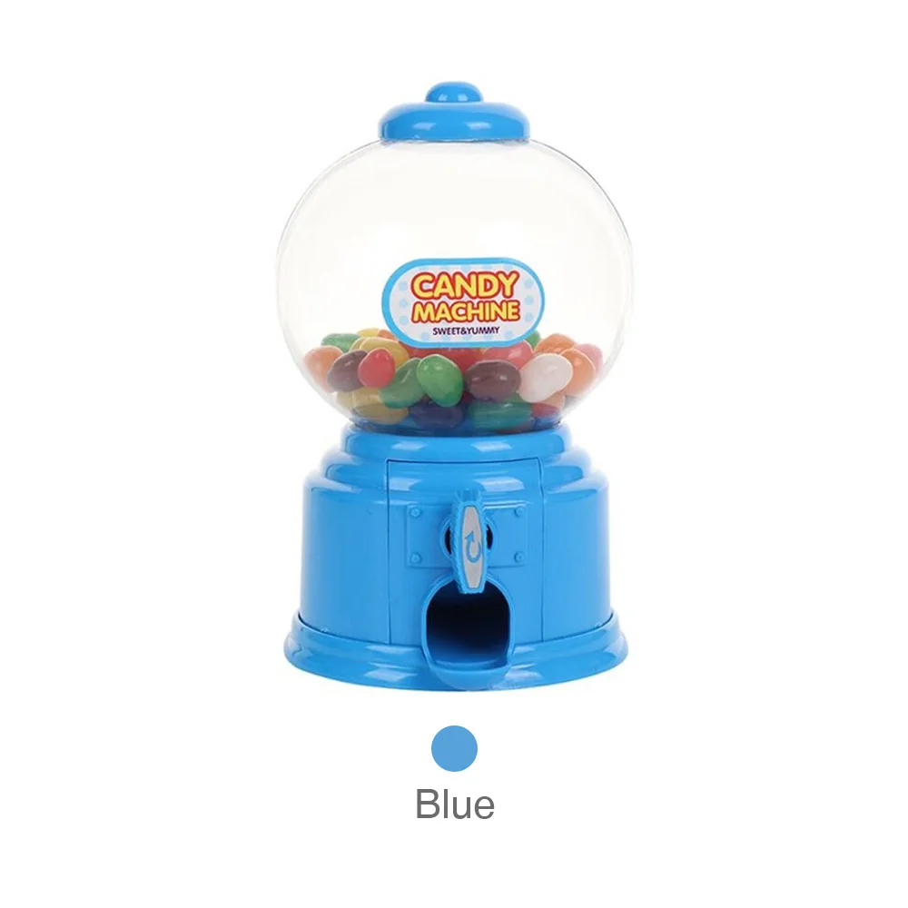 Enjoybay мини конфеты машина дети ролевые игры игрушка экономия денег коробка пузырь Gumball диспенсер забавные подарки для детей - Цвет: Blue
