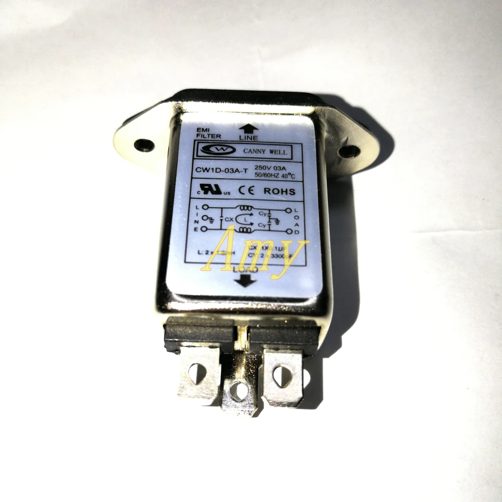 Мощный EMI фильтр CW1D 1A 3A 6A 10A однофазный Т Разъем AC 220 В|emi filter|power emi filterfilter socket |