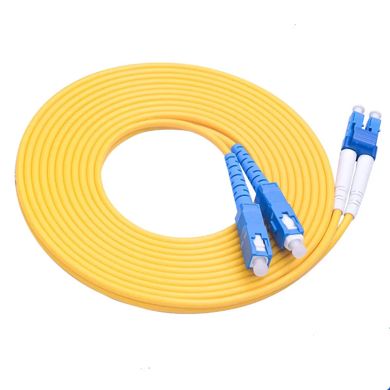 10pcs/Pack LC/UPC-SC/UPC Singlemode SM Duplex Fiber Optical Jumper Optic Patch Cord 1m/3m/5m/10m/30m/50m | Мобильные телефоны и