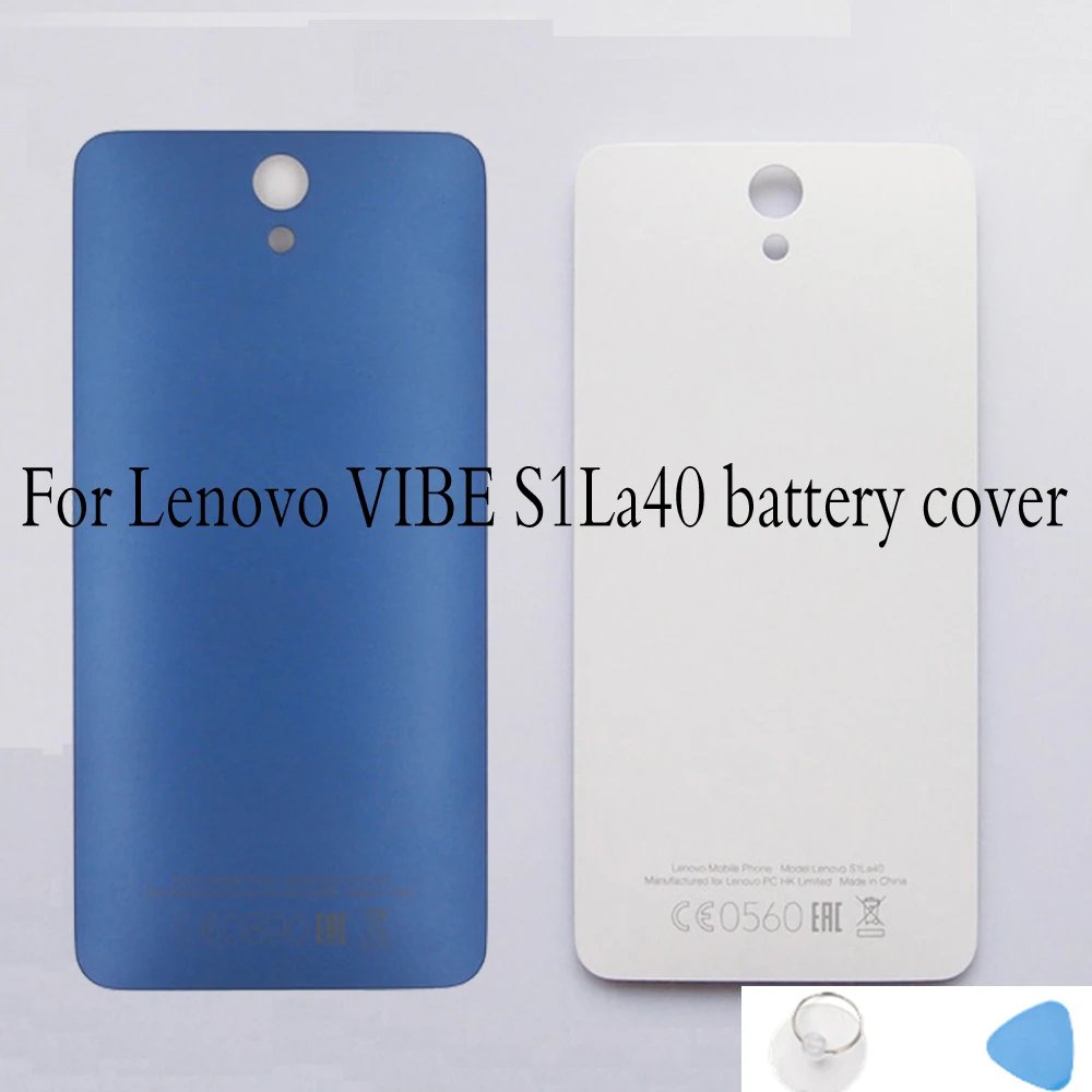 Крышка батарейного отсека для Lenovo Vibe S1LA40 S1la40 задняя крышка запасные