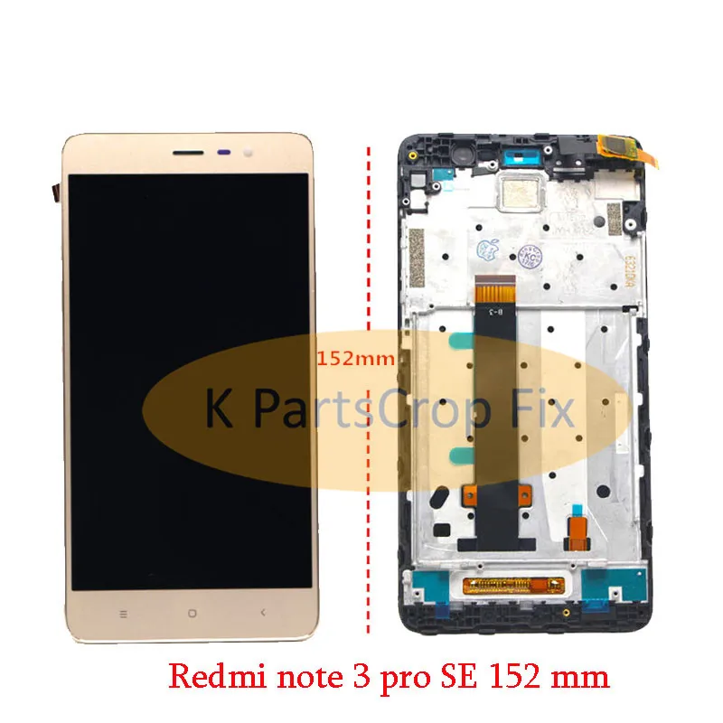 Для Xiaomi Redmi Note 3 Pro SE 152 мм ЖК дисплей + рамка сенсорная панель для дигитайзер|Экраны