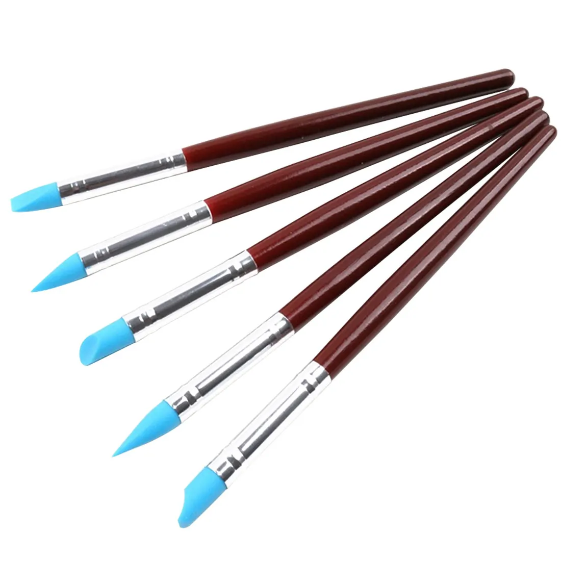 5 шт. набор инструментов для моделирования керамики из полимера деревянная ручка