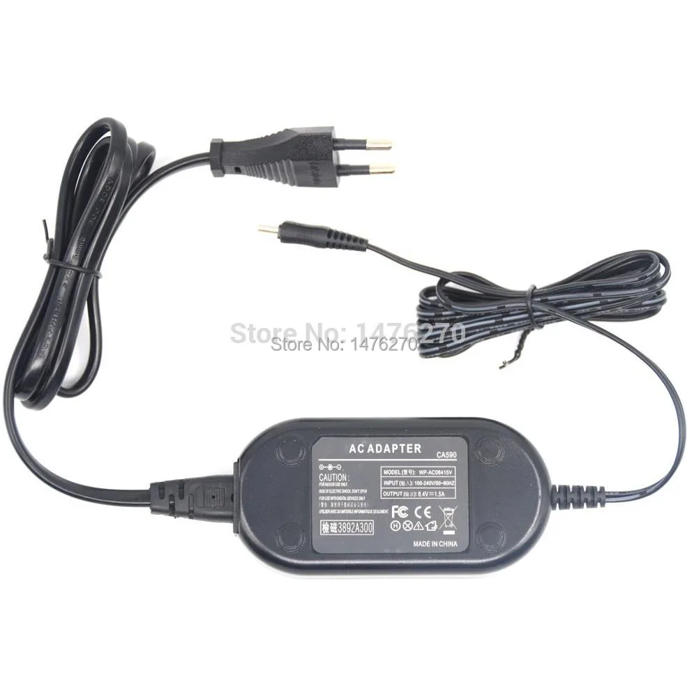 CA 590 CA590 590K CA590E AC адаптер питания для Canon Camcorder DC302 FS10 FS11 FS100 ZR800 ZR830 ZR850 ZR900 ZR930 ZR950
