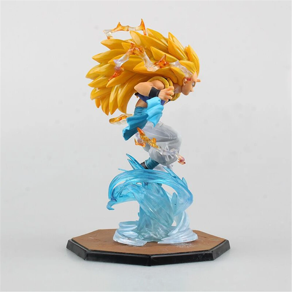 Whssxz Dragon Ball Z Супер Saiyan 3 Gotenks 16 см аниме ПВХ фигурку Коллекция Модель Игрушечные