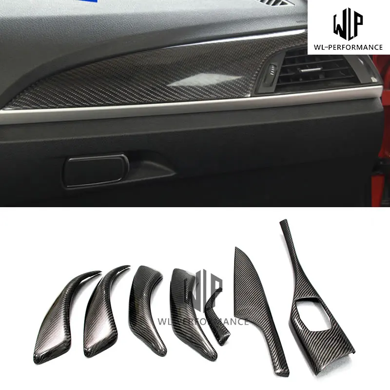

F20 Car Interior Accessories Door Veneer Carbon Fiber Car Styling For BMW 1 Series F20 Car Body Kit 2012-2016