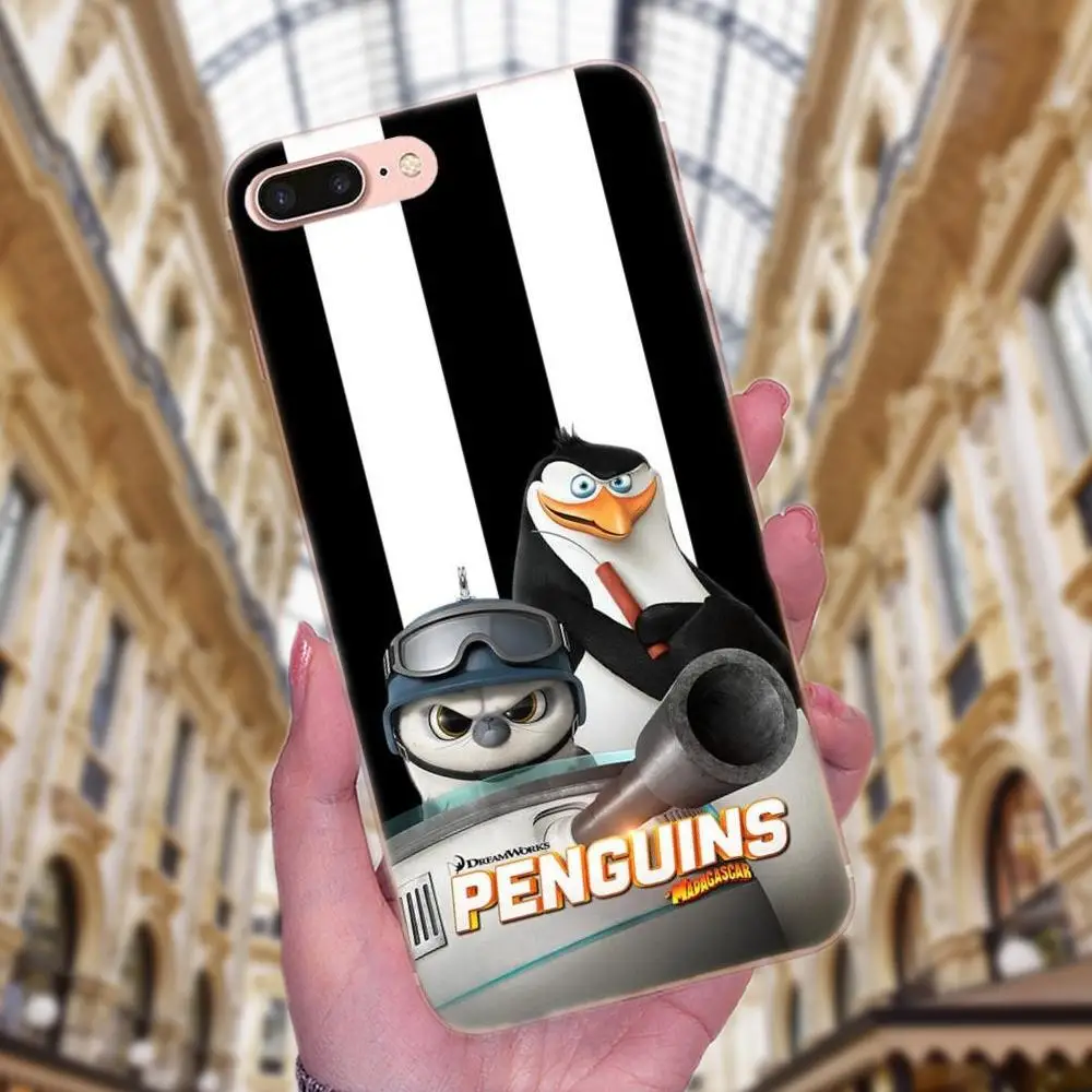 Мягкий сотовый телефон для Xiaomi Redmi Note 2 3 3S 4 4A 4X 5 5A 6 6A Pro Plus Hot Penguins Of мадагаскарский |