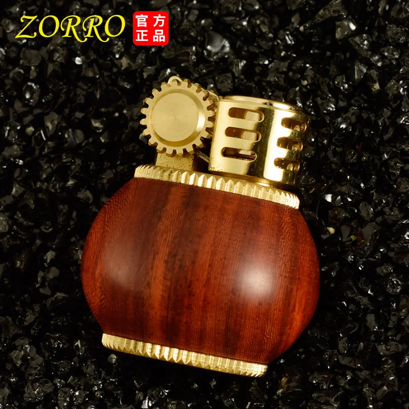 ZORRO/Zorro Аутентичные качество как ZIPPO винтажные латунные ветрозащитные мини
