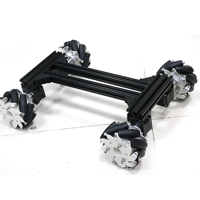Большой умный RC робот omni Car kit металлический каркас шасси с 42 шаговым двигателем
