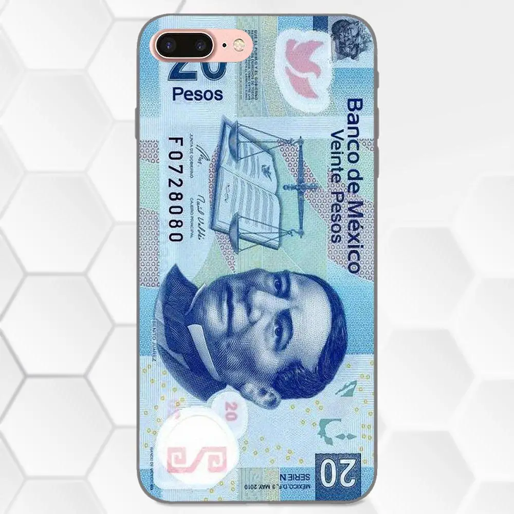 Мексиканское песо мягкий чехол Аксессуары для Huawei Honor 5A 6A 6C 7A 7C 7X 8A 8C 8X 9 10 P8 P9 P10 P20 P30