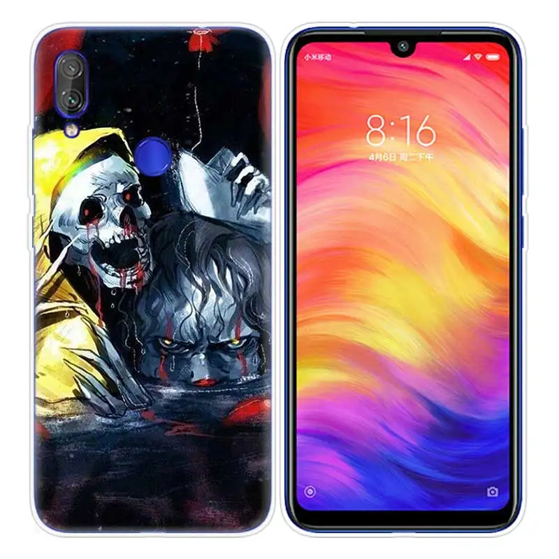 Чехол Pennywise с рисунком клоуна для Xiaomi mi Play 8 A2 6X, чехол для Red mi 6 6A Note 7 6 5 4 4X Lite Pro, задняя крышка