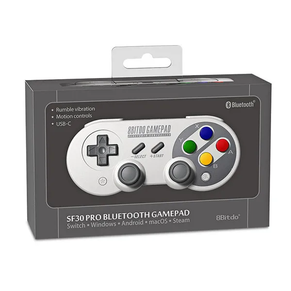 Беспроводной Bluetooth геймпад EastVita 8Bitdo SF30Pro/SN30 Pro 2 4G USB для N ES Switch/Windows/macOS/Android r25 |
