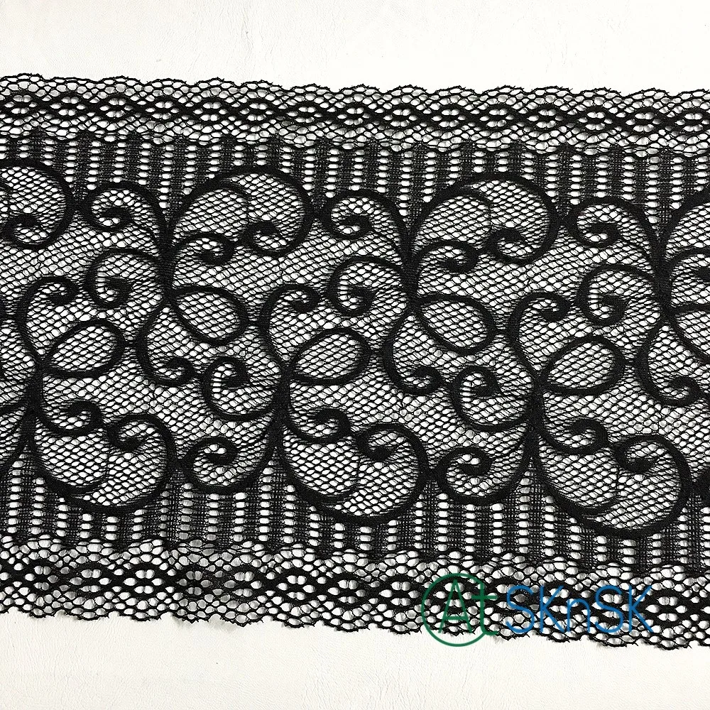 10 ярдов/партия белый черный изысканное кружево с ресничками отделка Вышивка