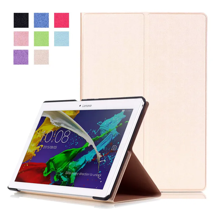 50 шт. искусственная кожа Стенд чехол для Lenovo TAB2 Tab 2 A10 70 a10 70f 70lc 10.1 &quotПланшеты +