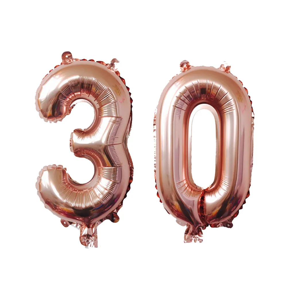 2019 горячие новые продукты 40 дюймов розовое золото номер фольги Воздушные шары в