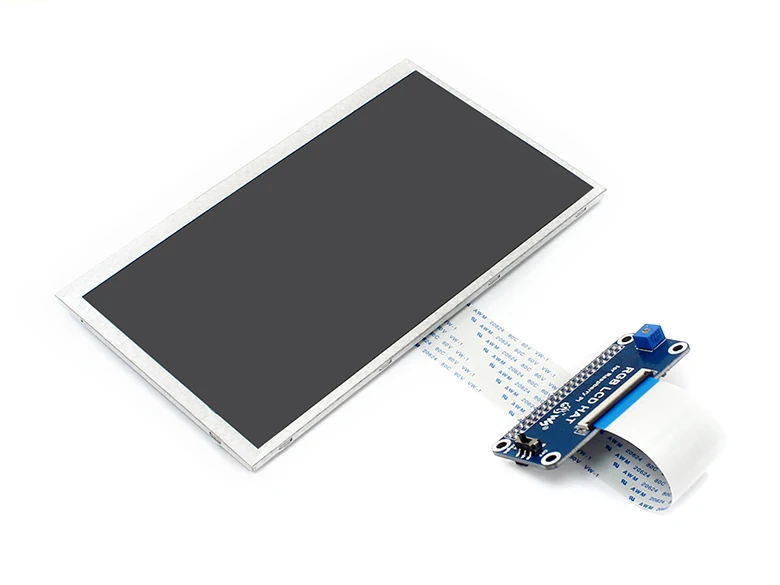 Waveshare 7 дюймов 1024x600 IPS дисплей монитор для Raspberry Pi 3B/2B/Zero W DPI Интерфейс без касания