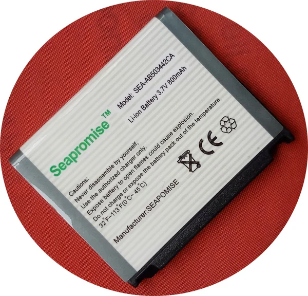 Оптовая продажа 10 шт. в партии батарея AB503442CA (AB503442CE AB503442CU) для samsung R500 m520 R610 t729 D900 E488