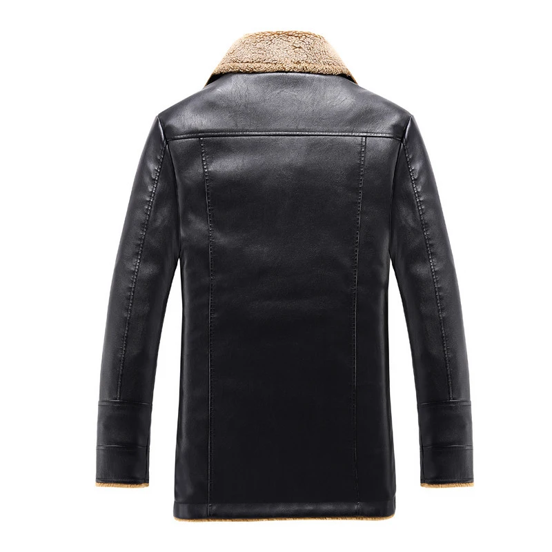 Мужская кожаная куртка BOLUBAO Классическая мотоциклетная из искусственной кожи