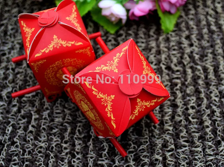 Китайский Азиатский стиль красный двойное счастье седан стул для свадьбы