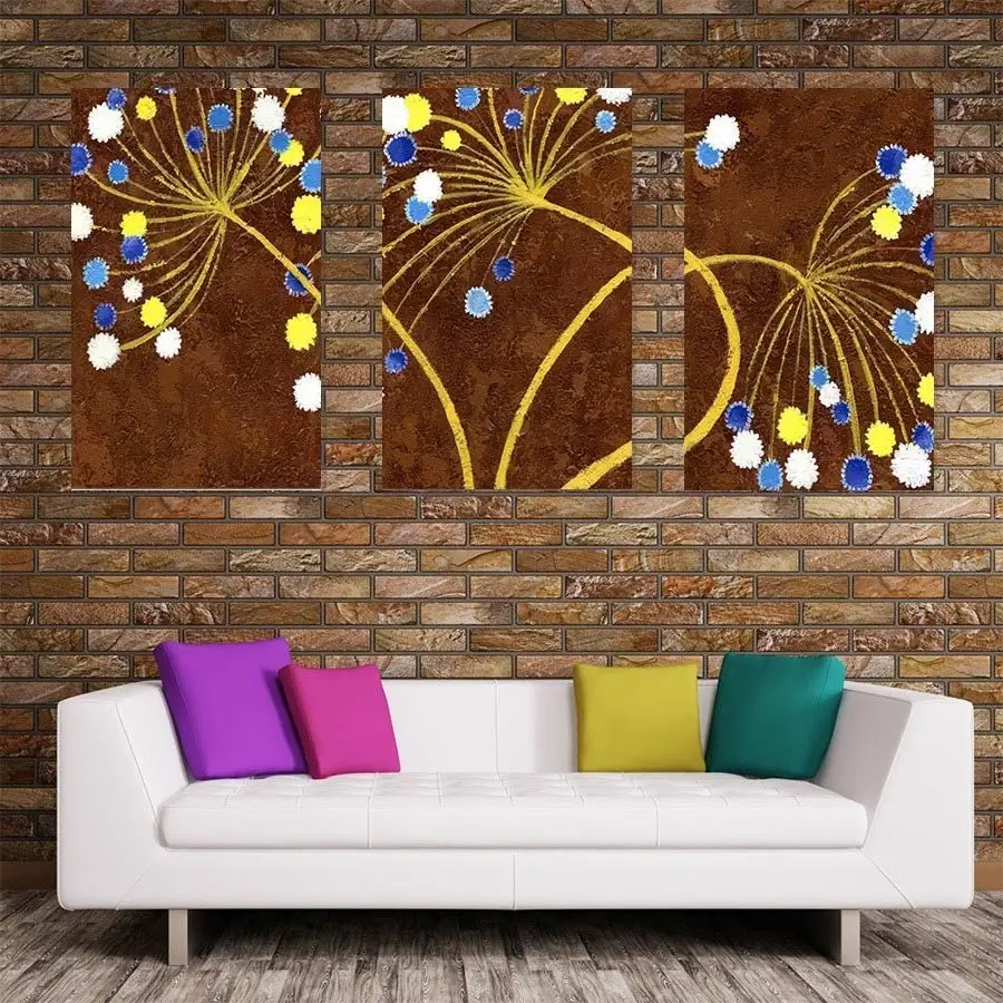 Абстрактные одуванчика HD печать картина Картины стены принты с графическим