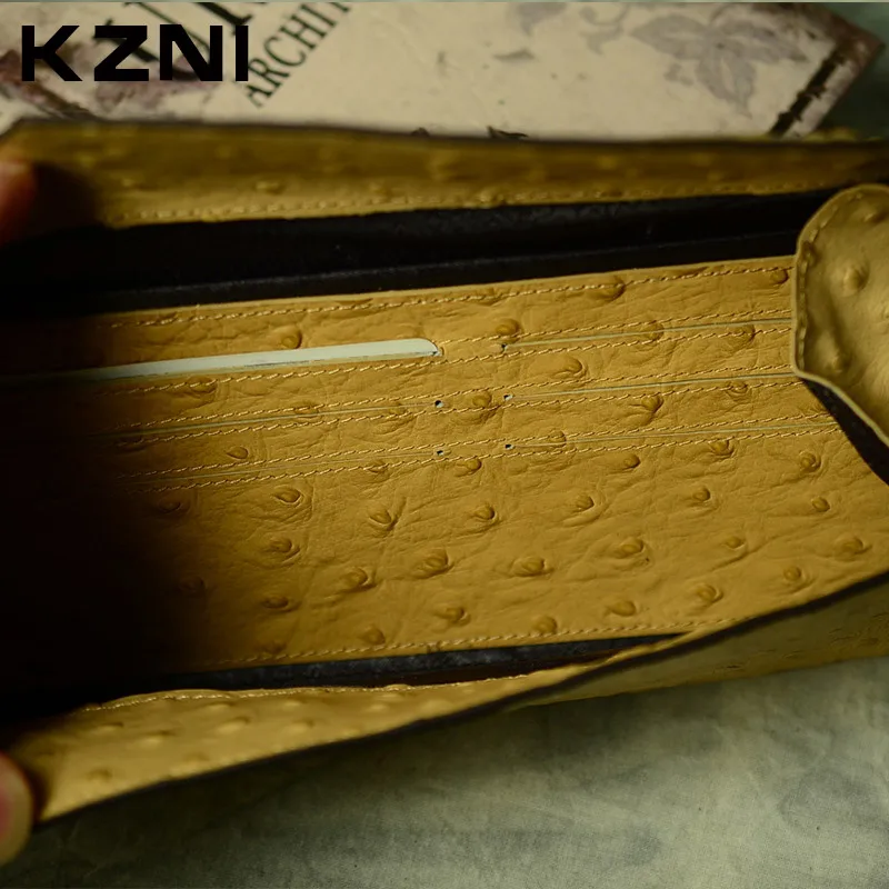 KZNI женский кошелек из натуральной яловой кожи с держателем для кредитных карт |