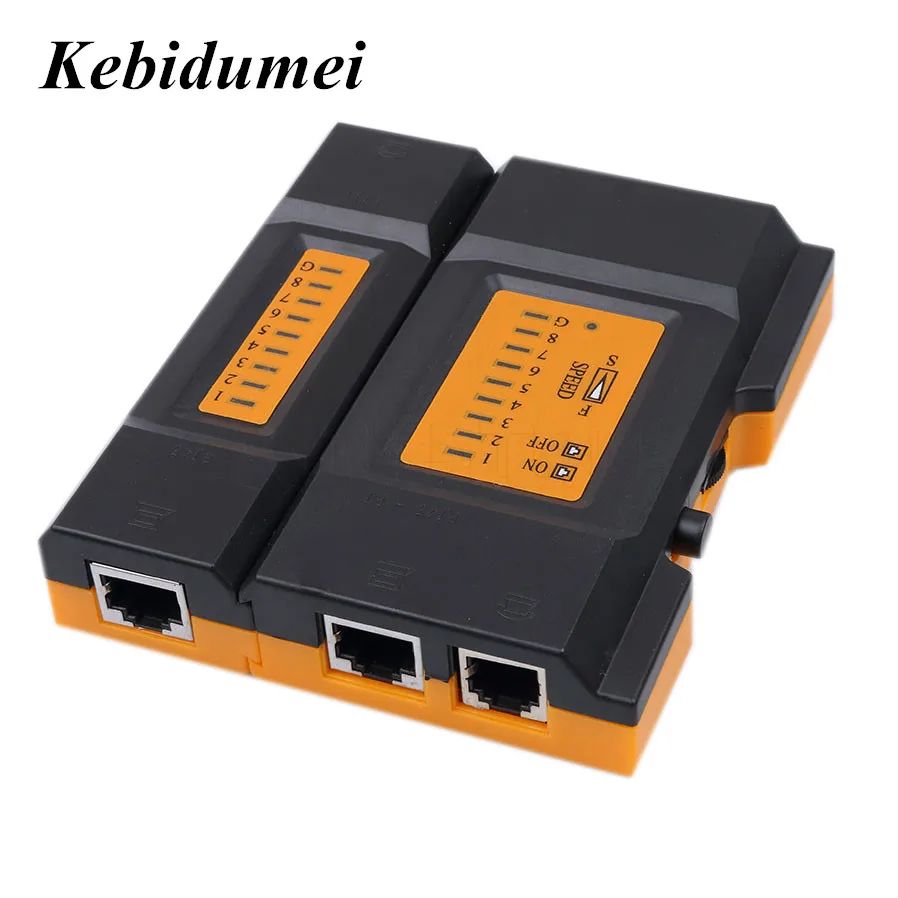 Kebidumei RJ45 Многофункциональный тестер сетевого кабеля инструменты длины RJ11 LAN Ethernet