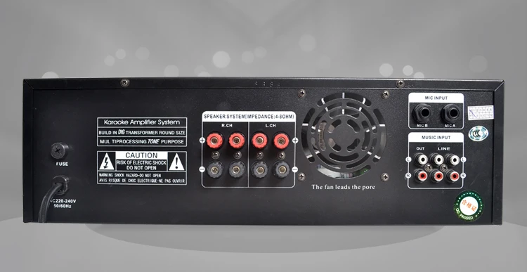 Профессиональный Домашний караоке KTV 250 Вт + HIFI Bluetooth усилитель USB SD микрофон |