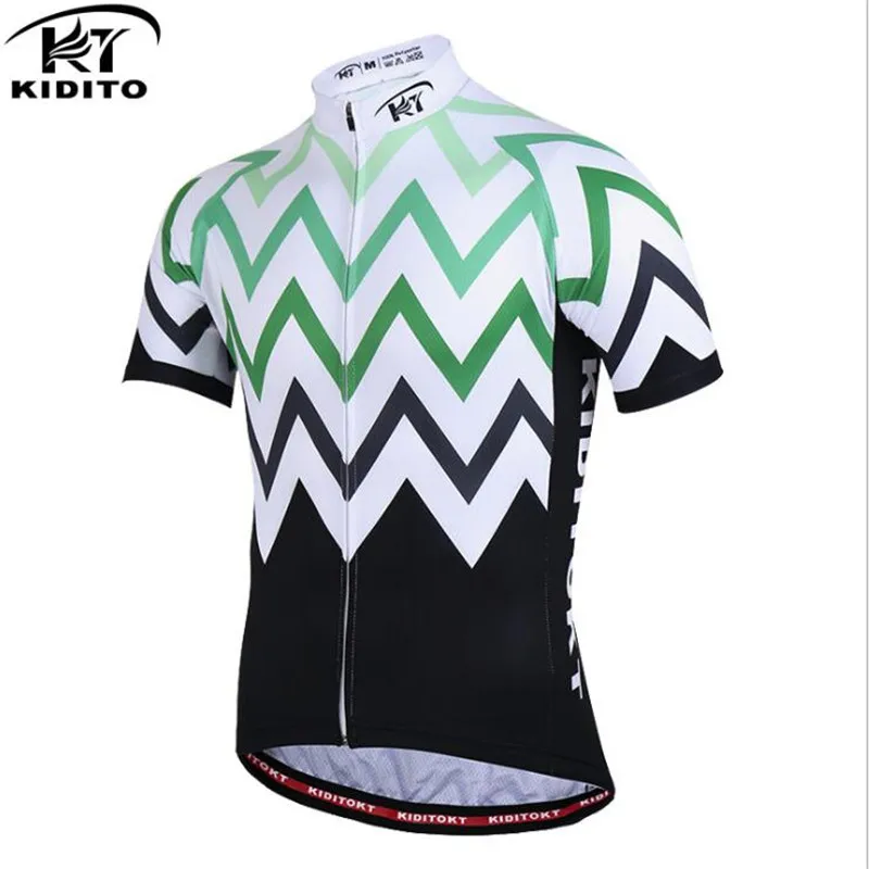 Cycling Jersey only Kiditokt Pro велосипедная майка мужская с коротким рукавом mtb bycicle велосипедная Одежда Мужская одежда для велоспорта - Цвет: Cycling Jersey only