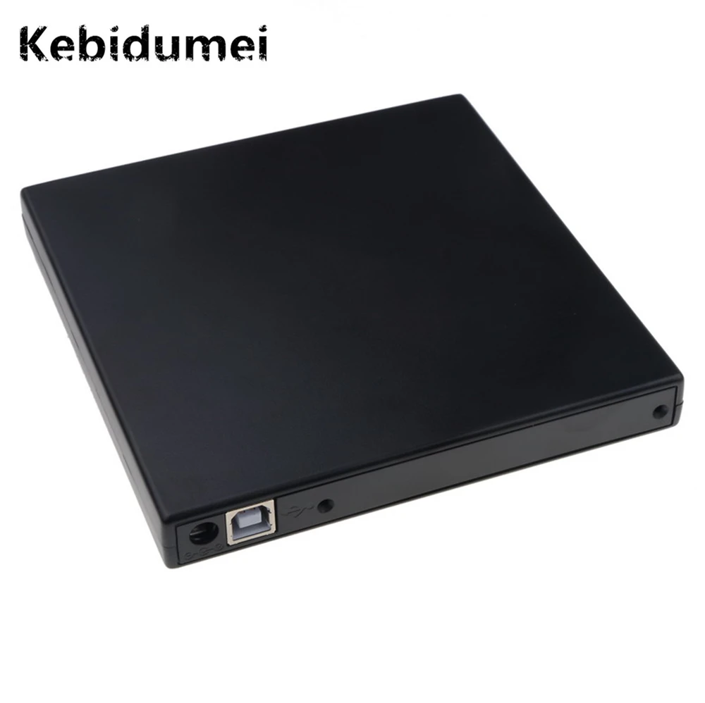 Kebidumei 12 7 мм тонкий портативный оптический привод чехол Комплект USB 2 0 Внешний