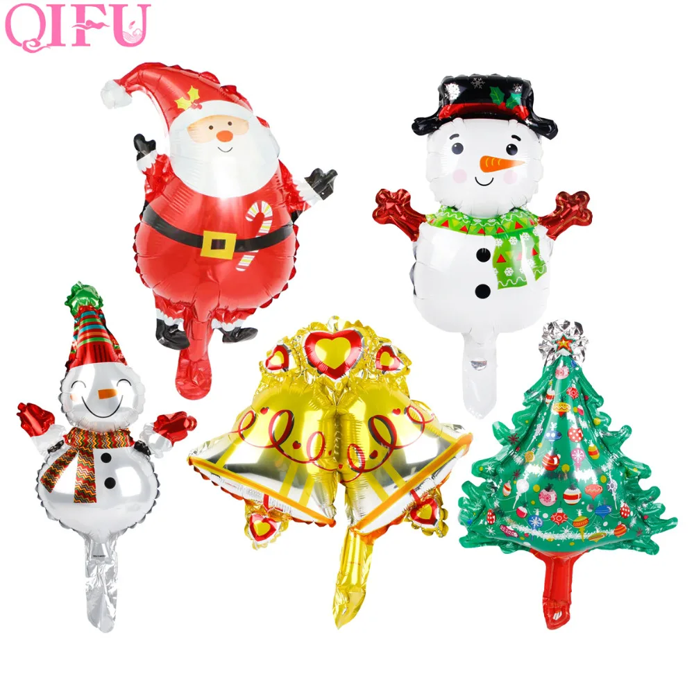 QIFU Merry для рождественской вечеринки Фольга Воздушные шары Рождество воздушные