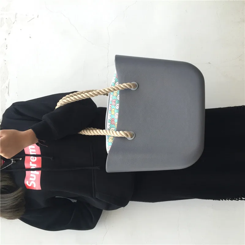 Классическая женская сумка, O Bag, стильные ручки, силиконовая прорезиненная водонепроницаемая пляжная женская сумка, женская baobao ЭВА, водонепроницаемая, через плечо, O Bag