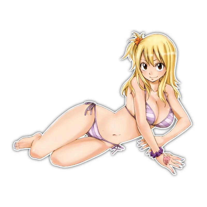 3D автомобильный Стайлинг Fairy Tail lucyheartfilia/Люси Аниме винил Стикеры для автомобиля и