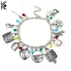 Ювелирные изделия ручной работы, Браслет-Шарм с изображением дневников вампира, Лена Стефан Дэймон фандом, подарок для женщин, рождественские подарки