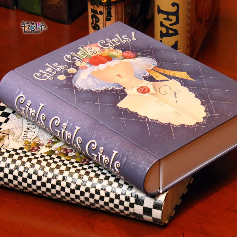 Пункт книга коробка ёмкость папка-регистратор олово железо материал коробки 20.3 *