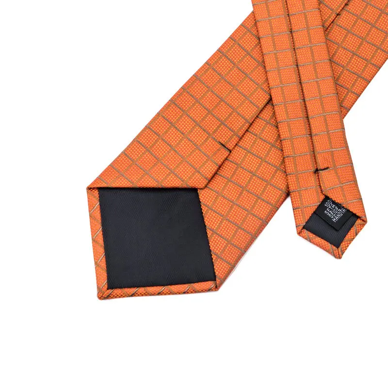 Мужской клетчатый галстук Darkorange 100% шелковые галстуки-запонки в клетку для